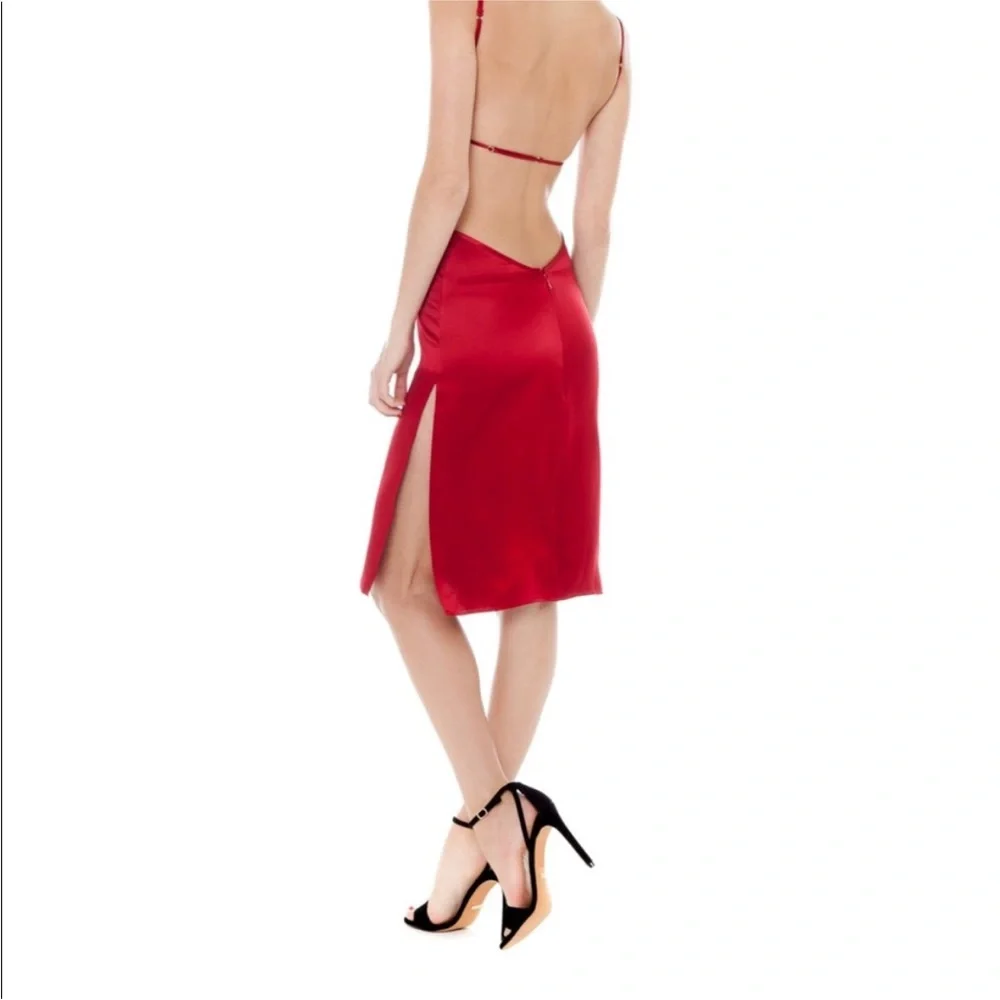 NWT Are You Am I Small Misa Midi Silk Dress - Picture 3 of 9